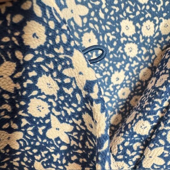 Ralph Lauren Sz 3XL Plus Floral Crepe Ruffle Blouse Black Label - Picture 7 of 12